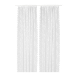 ALVINE SPETS Шторы 2 шт 145x300 см, кремовые