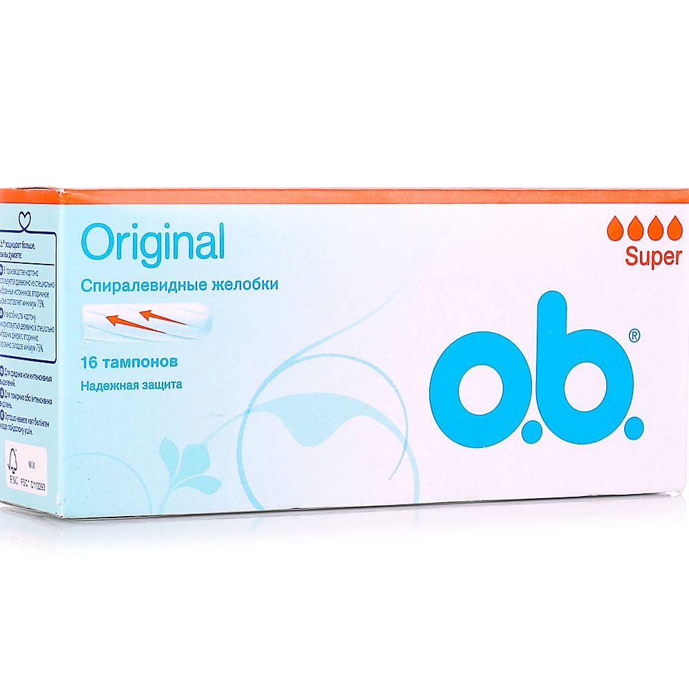 Тампоны "Оби" Super 16 шт 4 капли (24)