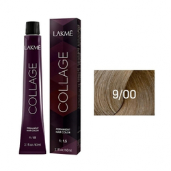 Lakme Collage Крем-краска для волос, 9/00 Светлый блондин, 60 мл
