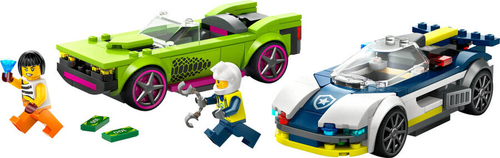 Конструктор LEGO City 60415 Погоня на полицейской машине за маслкаром