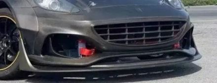 Передний бампер из стеклопластика с карбоновой губой для FERRARI CALIFORNIA 2009–2014 Феррари