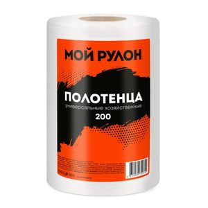 Полотенца вискозные МОЙ РУЛОН универсальные 19*16 см 200 шт/рул 12 рул/уп