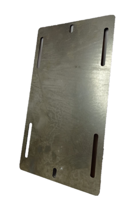 Подложка под автомобильный номерной знак 280 мм х 160 мм без покраски (возможна ржавчина)