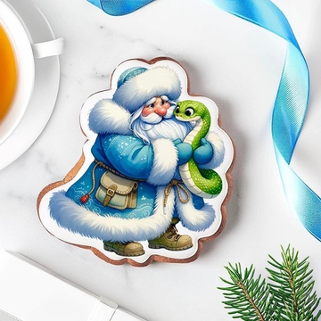 Пряники с дедом морозом и змеей 2025