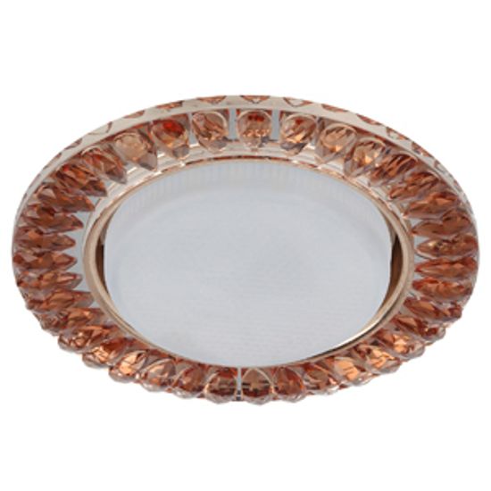 Спот ЭРА DK87 13W GX53 золото-чай IP20