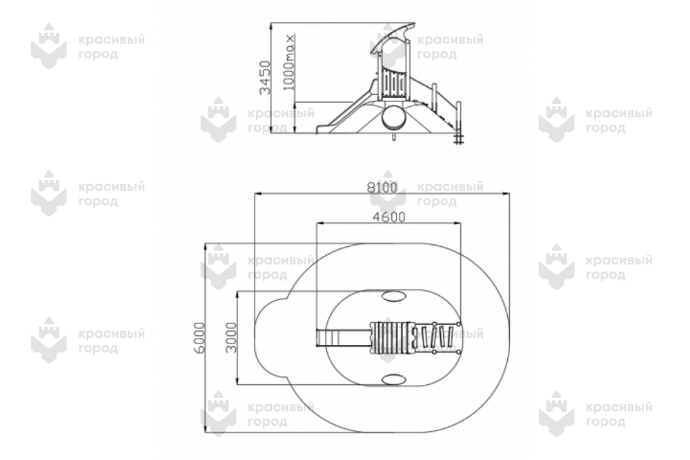 Игровой комплекс Хижина Робинзона