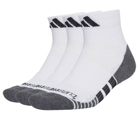 Теннисные носки Adidas Performance Climacool Cushioned Quarter 3P - white/black