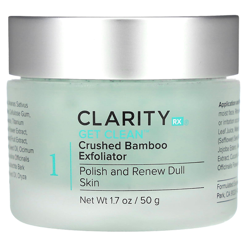 ClarityRx, Get Clean, эксфолиант из измельченного бамбука, 50 г (1,7 унции)