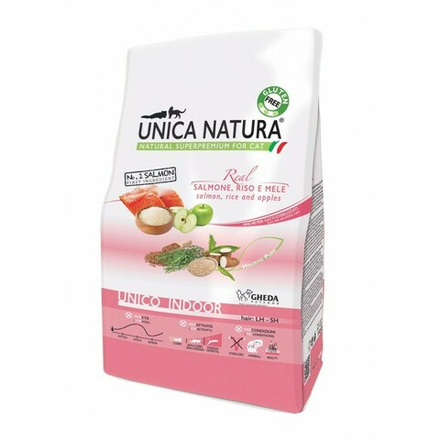 Unica Natura Unico Indoor (лосось, рис, яблоко)