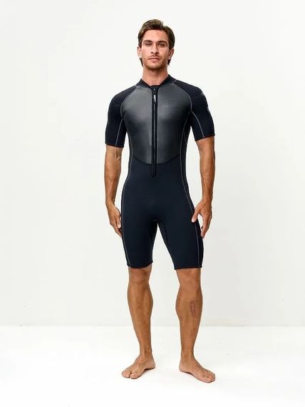 Гидрокостюм Sargan Black King shorty man черный 3 мм