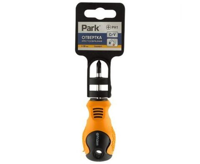 Отвертка крестообразная PH1х38 мм, двухкомпонентная рукоятка (008395)