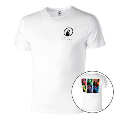 Мужское теннисное поло Quiet Please Overruled Monkey T-Shirt Men - White, Multicoloured