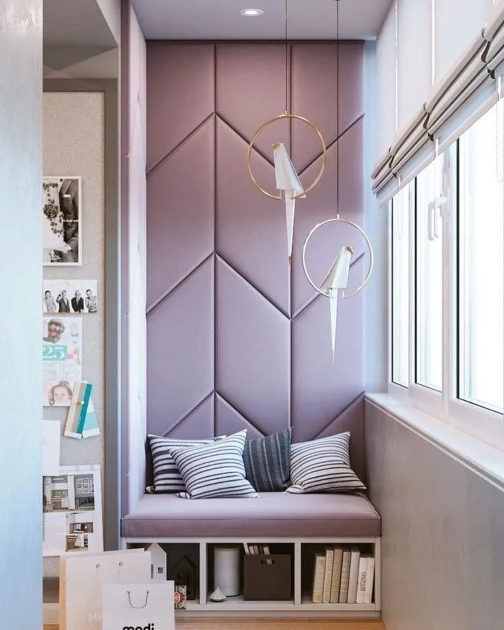 Мягкие панели и сиденье в прихожую