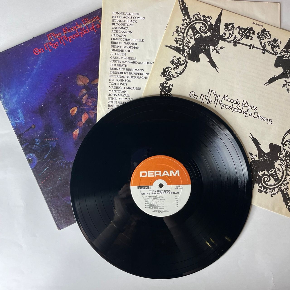 Винтажная виниловая пластинка LP The Moody Blues, On The Threshold Of A Dream (США 1973)