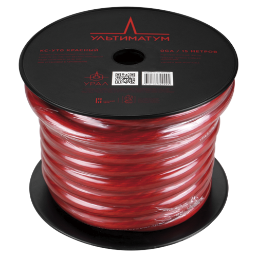 Силовой провод Урал КС-УТ0 Красный