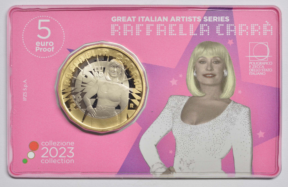 ИТАЛИЯ, 2023, 5 ЕВРО [БИМЕТАЛЛ].
