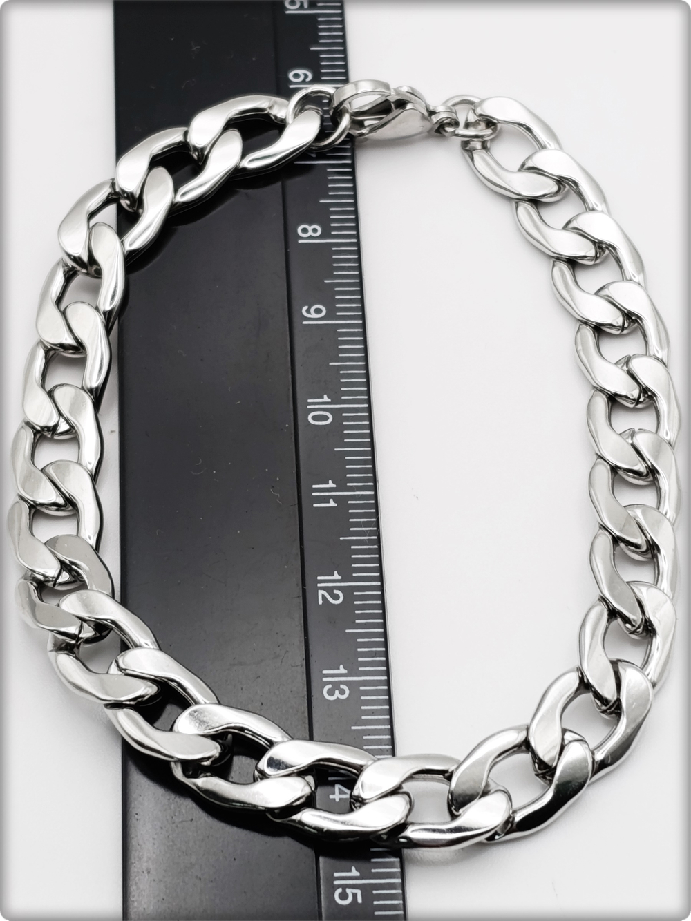 Мужской браслет "Брутал" 21см, нержавеющая сталь.