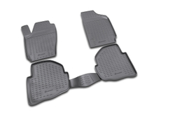Коврики Standard, в салон VW Polo 02/2002-2009, 4 шт. (полиуретан, чёрные) Element.NLC.51.08.210