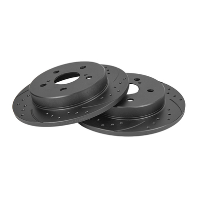 Диск тормозной GANZ задний перфорированный PRO-Line с покрытием (комплект - 2 шт) TOYOTA Camry 17 / Rav4 18 / LEXUS ES / NX / RC / UX Арт.: GIJ06231S