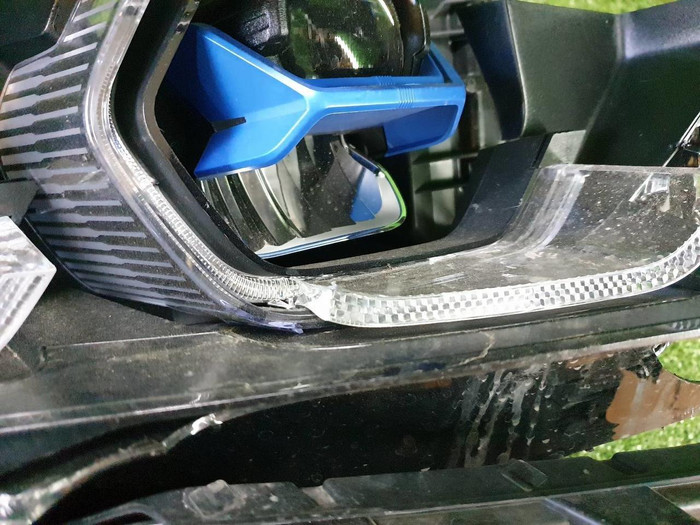 Битая Фара правая BMW X5 G05 X6 G06 (18-23) Laser Black