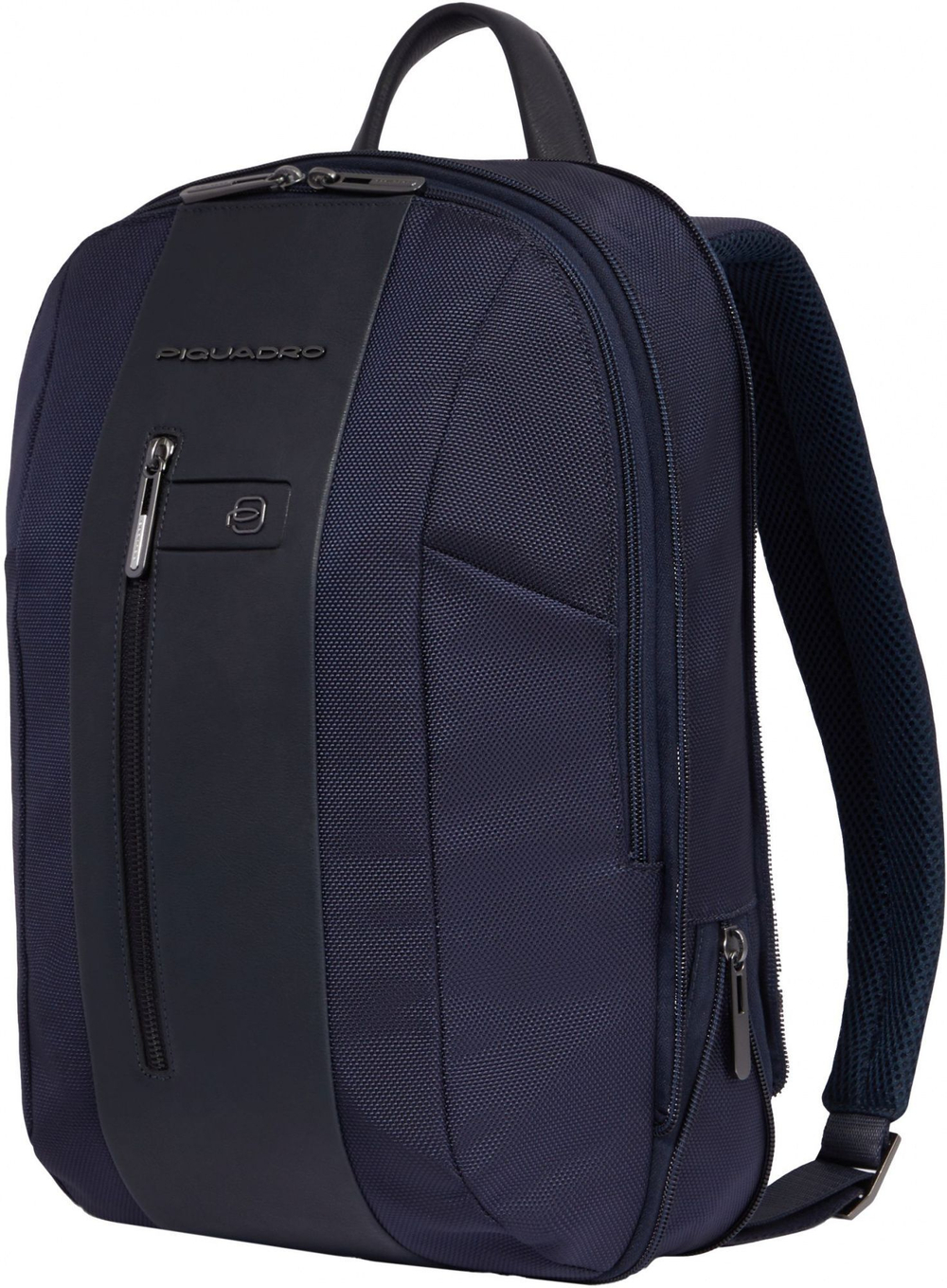 Рюкзак Piquadro Brief2 CA6383BR2/BLU темно-синий нейлон/натуральная кожа