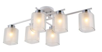 74402/6 CHROME+WHITE (1) Люстра (RL)