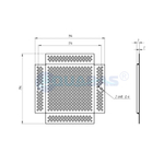 СК.02.1 Защитная сетка с перфорацией для стандартных скиммеров на 1,5"