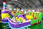 Надувной батут "Детский мегапарк" 18*18*8 м