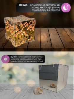 Ночник с тюльпанами