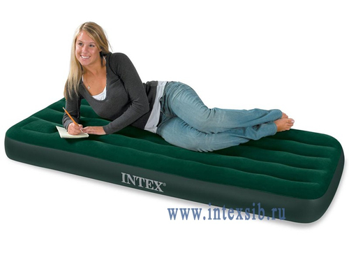 Надувной матрас Downy с ножным насосом 76х191х22см