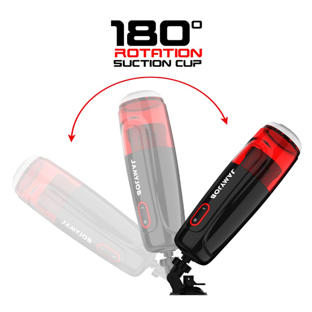 Автоматический мастурбатор-вагина 28,9см с поступательными движениями и функцией вращения Jamyjob Storm Thrusting Rotating Masturbator