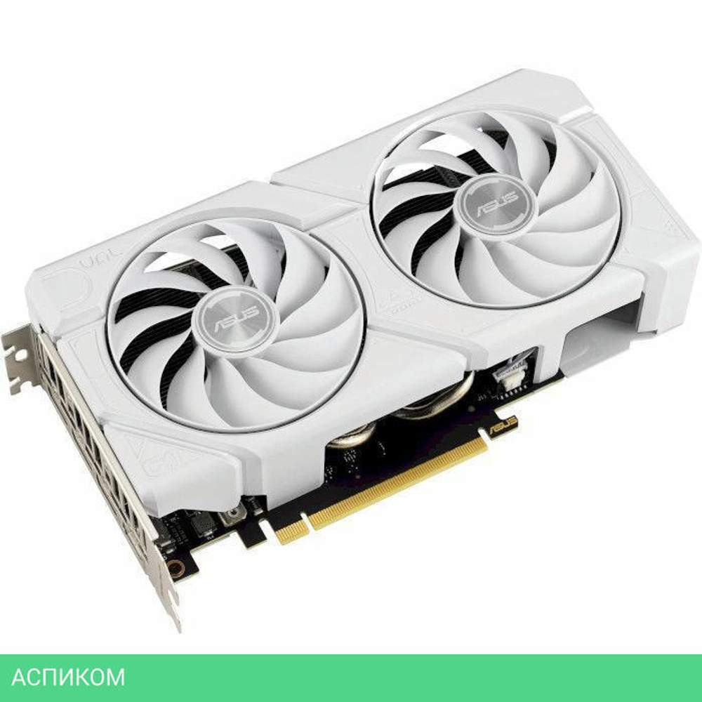 Видеокарта ASUS Dual GeForce RTX 4060 Ti EVO White OC 8GB GDDR6 (90YV0J4B-M0NA00)