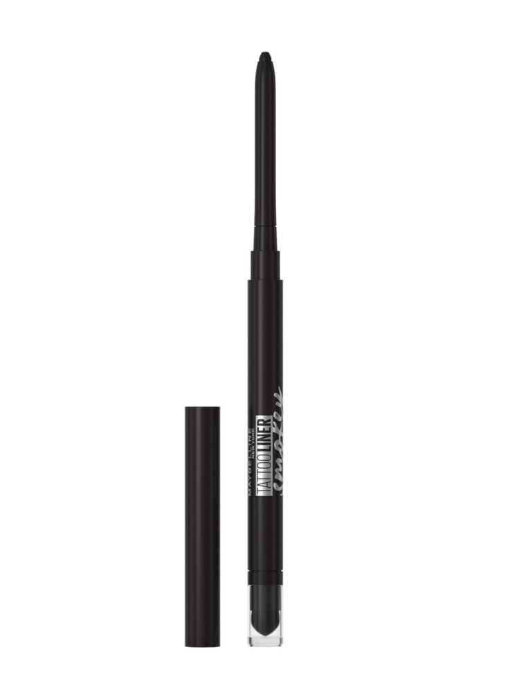 Maybelline Карандаш для глаз Tattoo Liner Smokey, гелевый, тон №010, Черный