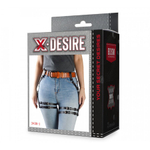 Черные гартеры Афина под ремень (Размер: S-M-L) (Цвет: черный)