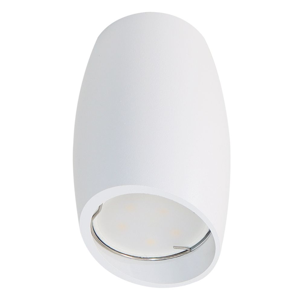 DLC-S603 GU10 WHITE Светильник декоративный накладной, серия Sotto. Без лампы, цоколь GU10. Металл. Белый. TM Fametto