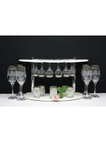 Барный набор 18 предметный с Бокалом