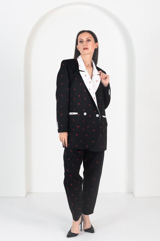 ПИДЖАК С ПРИНТОМ WHITE TULIP. PROF