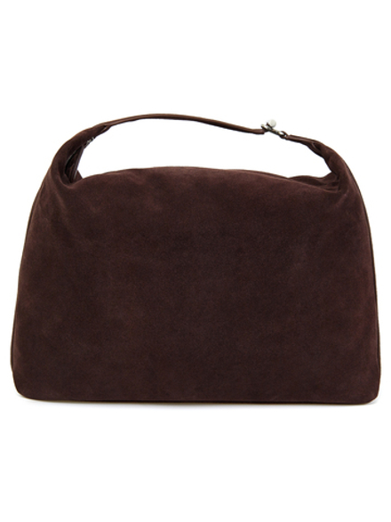 Сумка SADDLE M замша шоколадного цвета