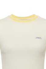 Футболка из хлопковой рибаны