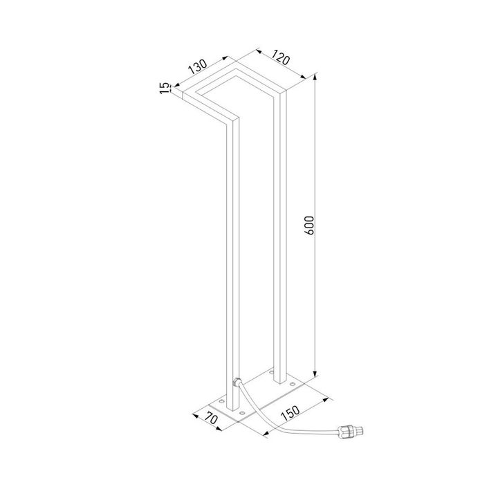 Уличный светодиодный светильник Elektrostandard 35180/S a067901