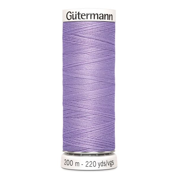 Нитки универсальные Gutermann Sew-all 100 (200 метров), 5 кат. | 158 св.сиреневый