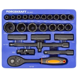 Набор инструментов 26пр. 1/2'' FORCEKRAFT FK-4027