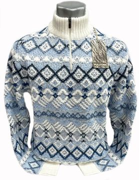 Pulltonic из шерсти и кашемира на коротком замке "Изморось" Размеры (46-50)