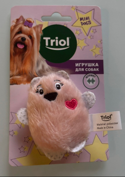 Игрушка для собак мягкая "Медвежонок", 140мм, Triol
