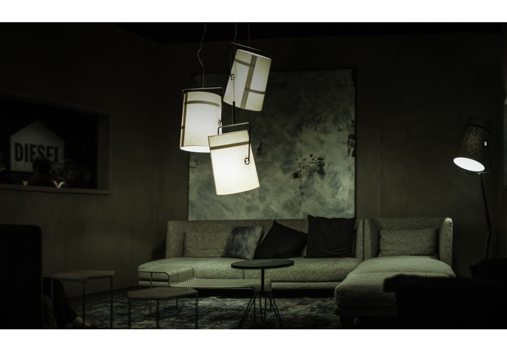 Pendant design lamp  Diesel Fork by Foscarini D33 (ivory)