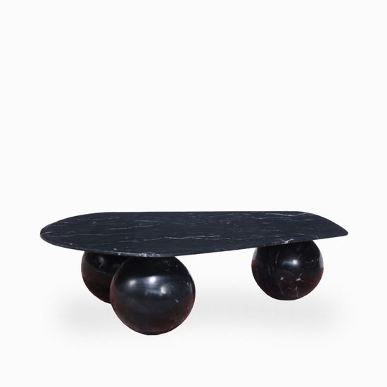 Кофейный стол Peregrine 120х60 черный индийский мрамор