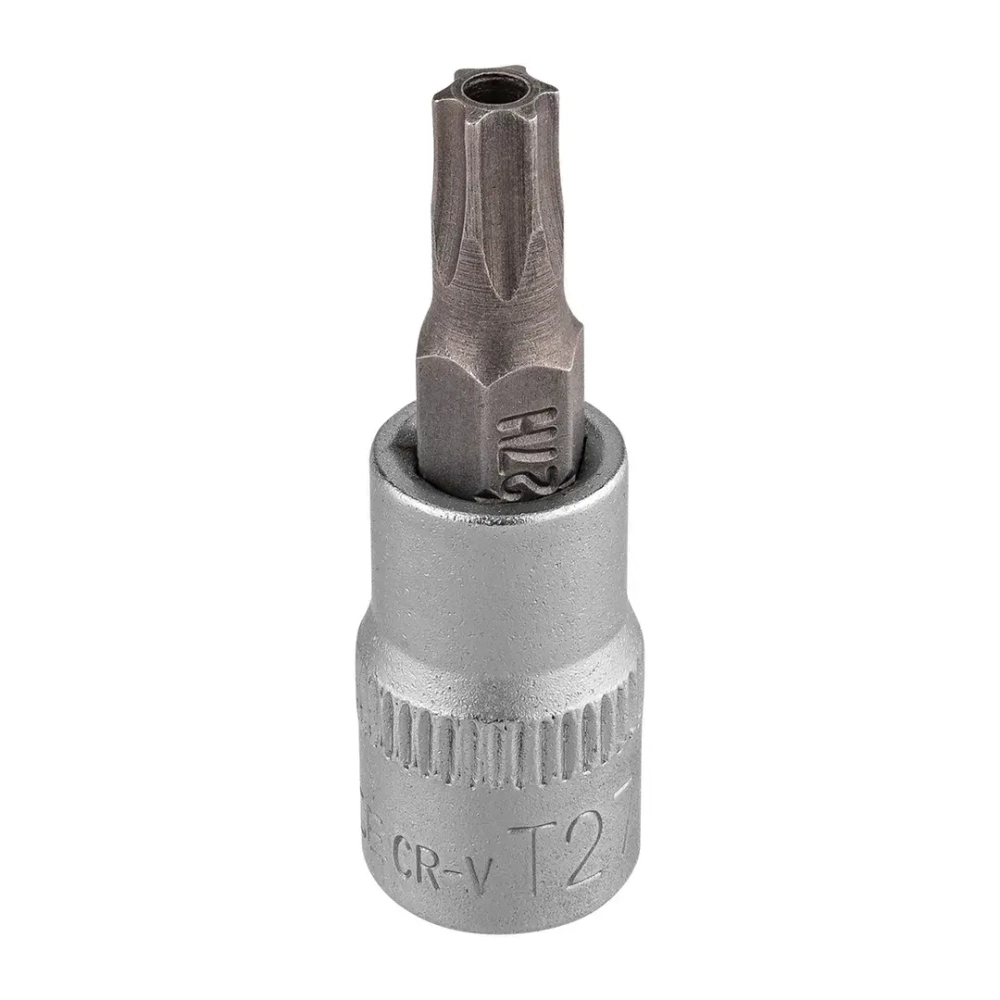 Головка-бита TORX 1/4'', T27H c отверстием RockFORCE RF-3273227