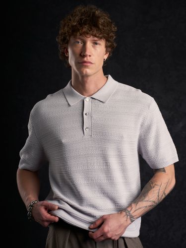 Серая трикотажная футболка-поло Laine New