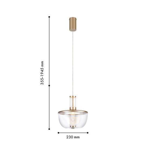 Подвесной светодиодный светильник Favourite Flaska 4313-1P