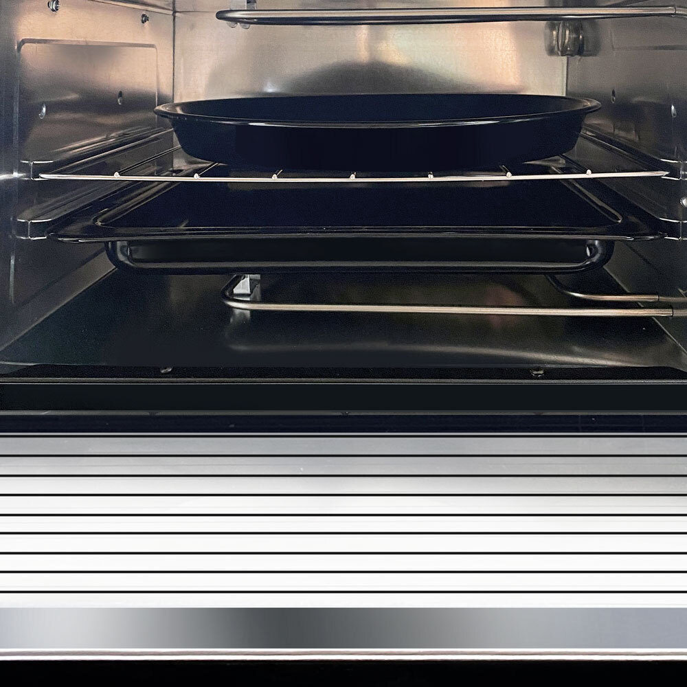 Мини-печь Ginzzu HOT-143 gray, 45л, 6 режимов, гриль, конвекция, подсветка, таймер, вертел 1800Вт